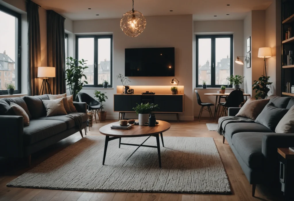 Уютная квартира, современный интерьер